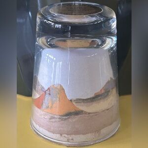 Vintage Hand-Painted Desert Sands Paperweight